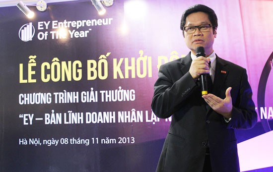 EY khởi động Giải thưởng “EY - Bản lĩnh doanh nhân lập nghiệp 2014”